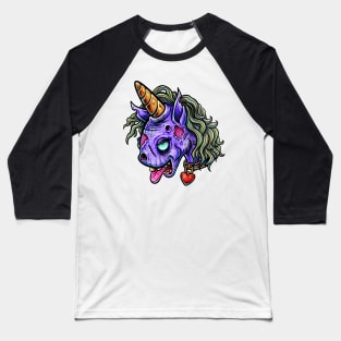 zombie unicorn Baseball T-Shirt